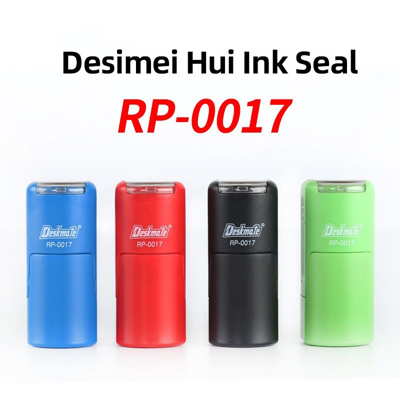 Multi-Color Exquisite Self-Inking RP17 Self ink seal Stamp for Office DIY Scrapbooking-Made of Plastic and Rubber