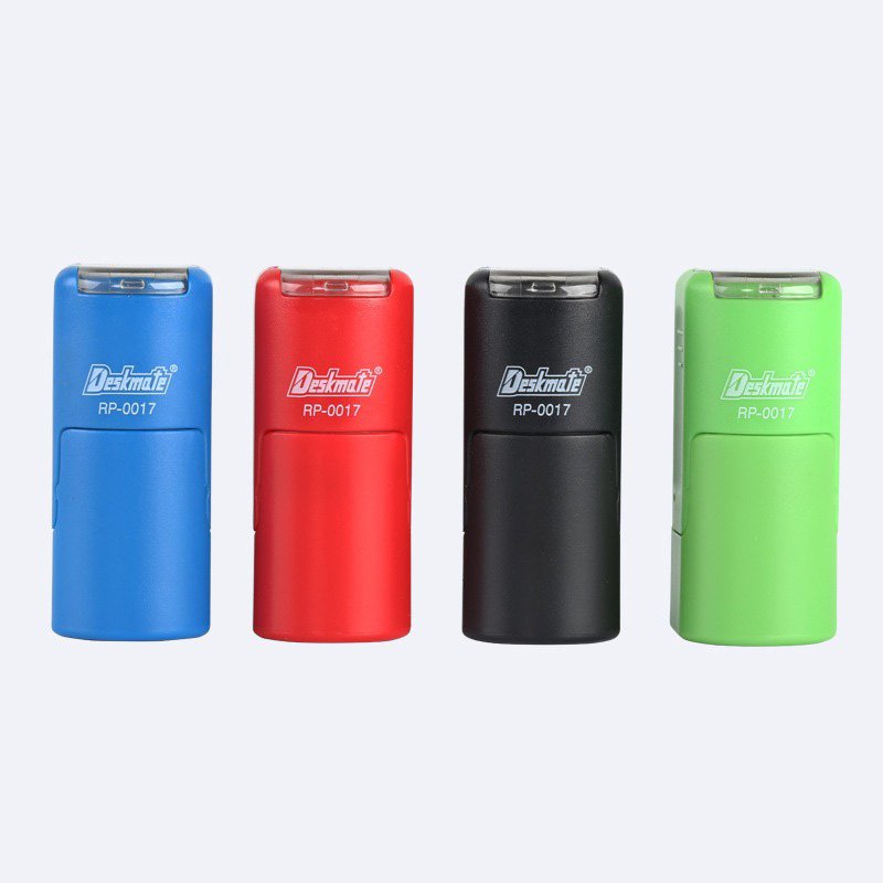 Multi-Color Exquisite Self-Inking RP17 Self ink seal Stamp for Office DIY Scrapbooking-Made of Plastic and Rubber