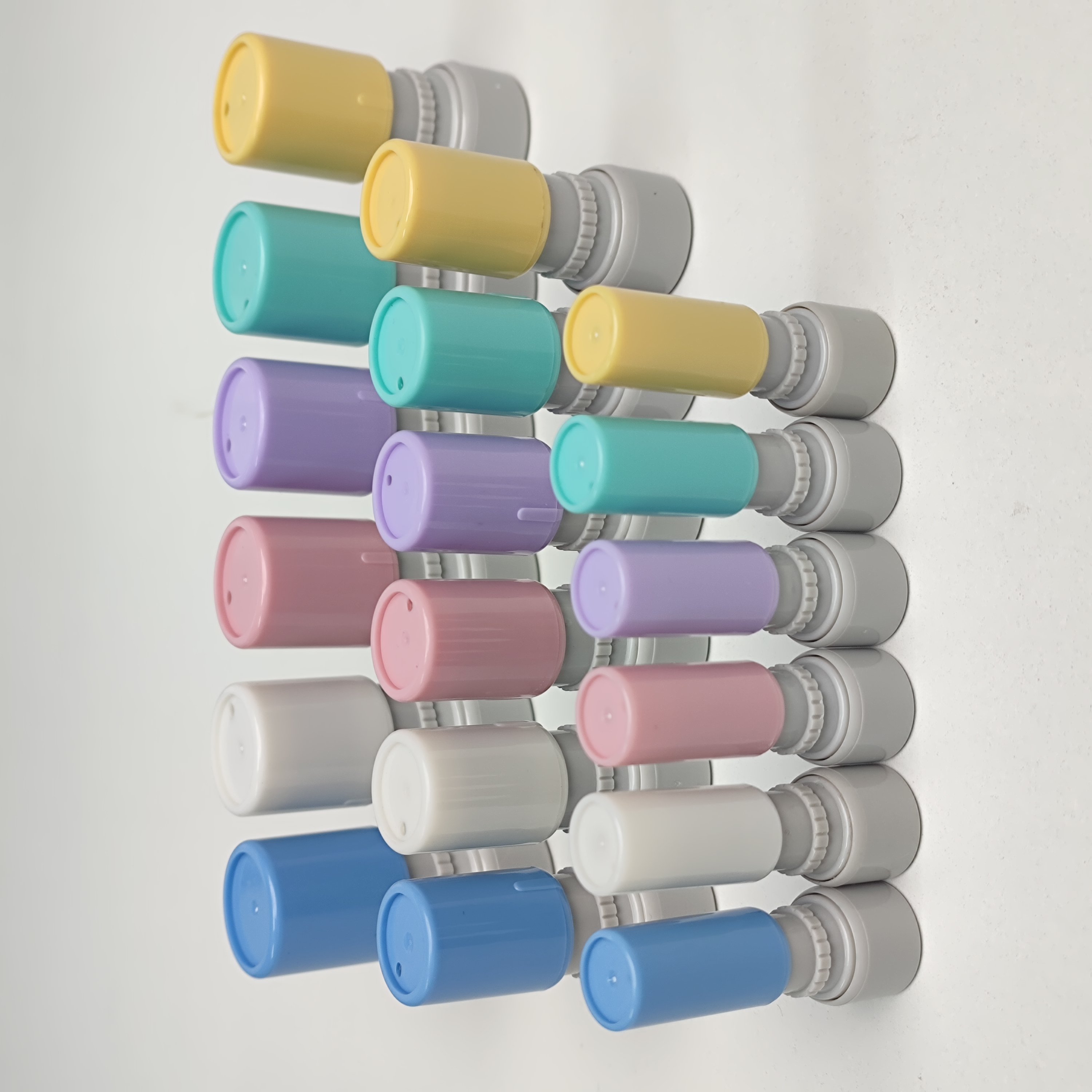 Color Office Seal Stationery Plastic Ink Seal Self Inking Stamp Teacher Reward Flash Stamps