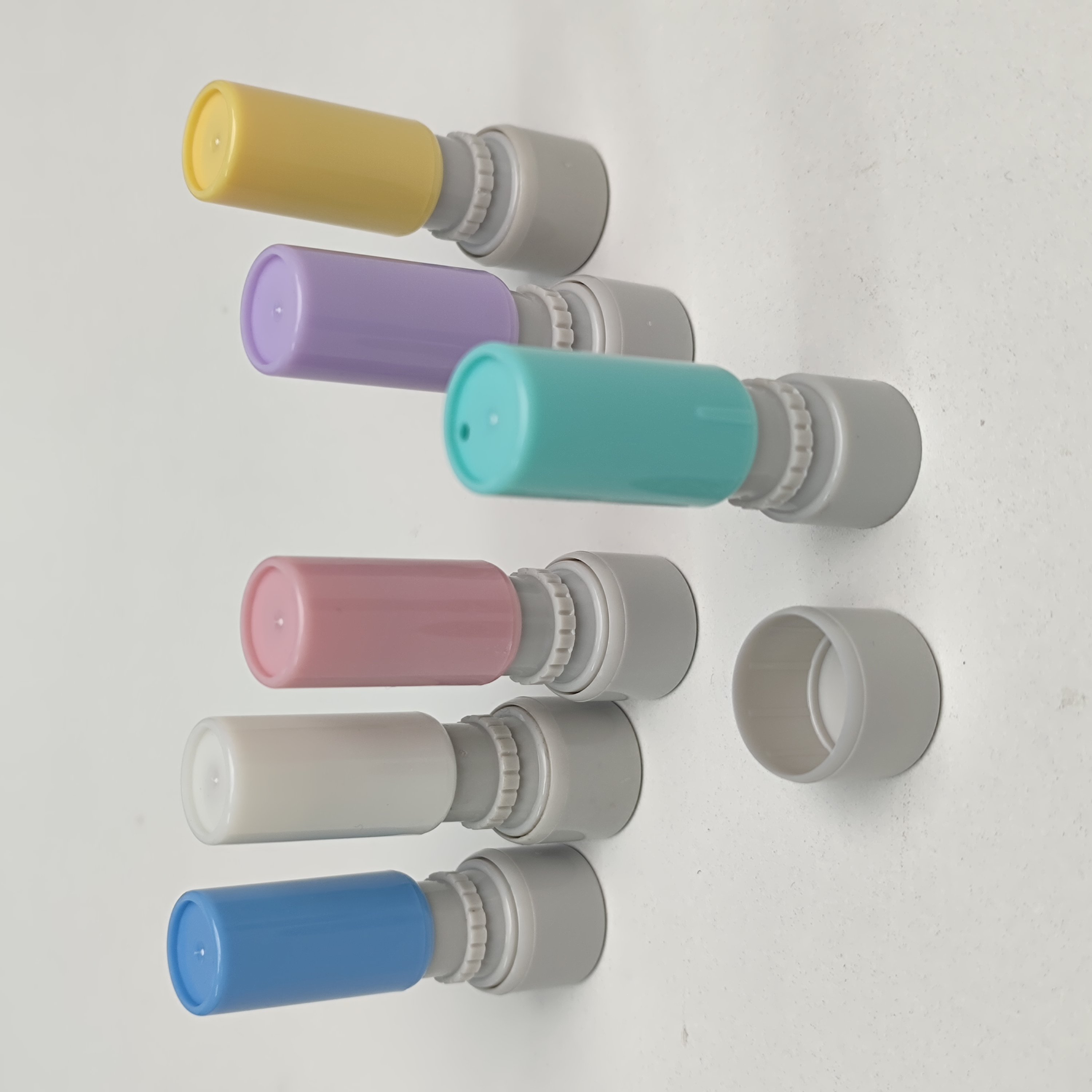 Color Office Seal Stationery Plastic Ink Seal Self Inking Stamp Teacher Reward Flash Stamps
