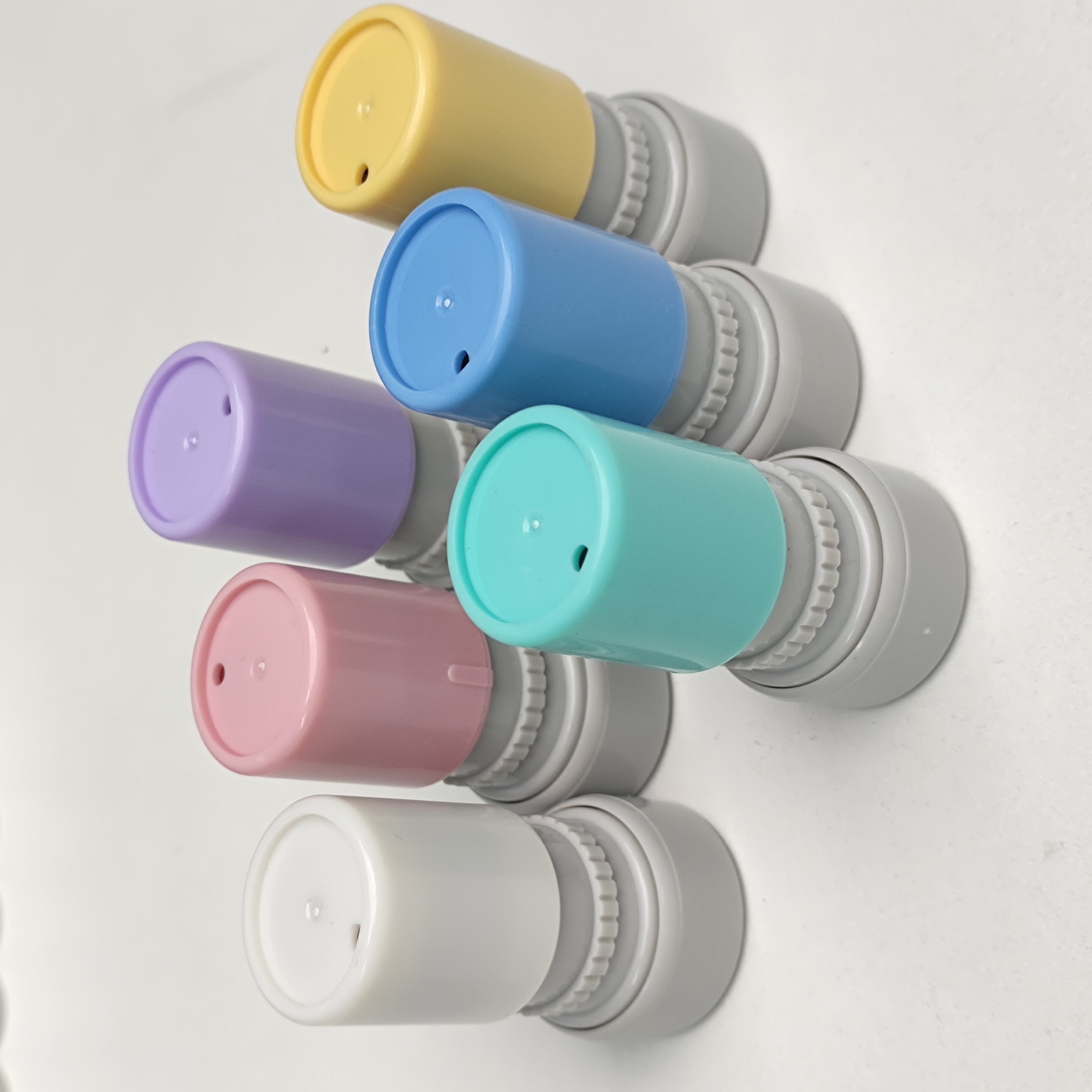 Color Office Seal Stationery Plastic Ink Seal Self Inking Stamp Teacher Reward Flash Stamps