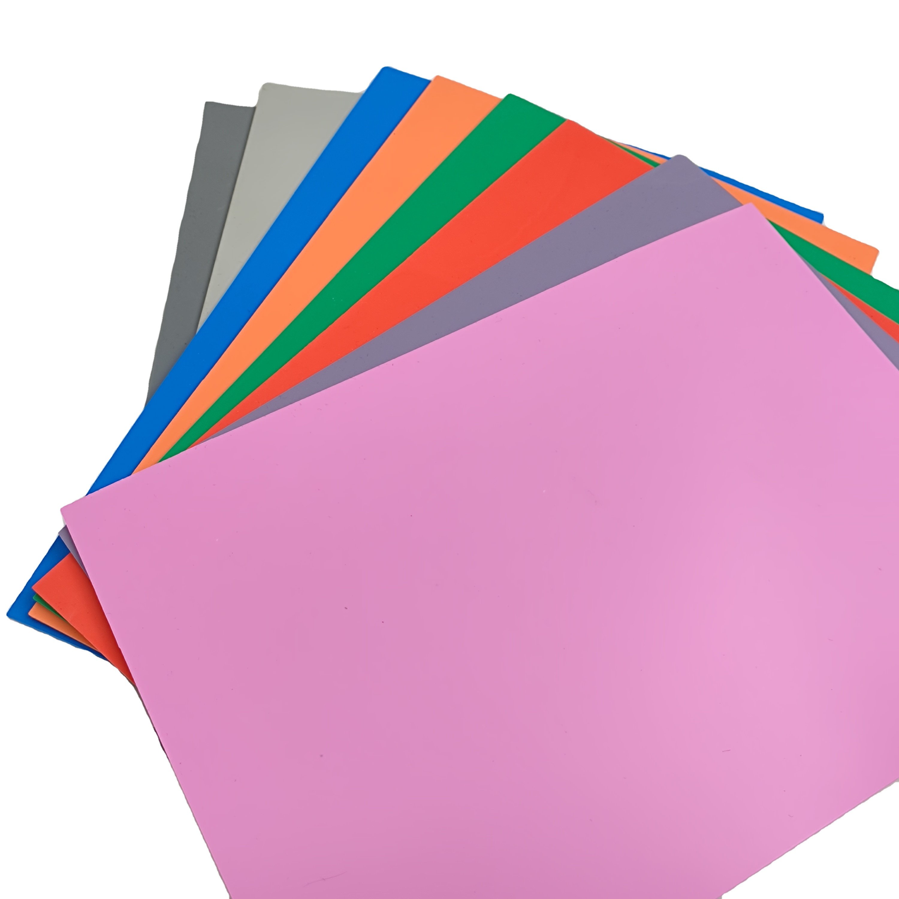 Different Colors Laser Rubber Stamp Ink Pads Laser Engraving Rubber Sheet for Self Inking Stamp