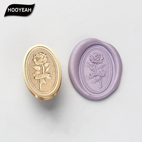 3D relief creative stamps/brass material carving/invitation letter, birthday card decoration/stamp set/wholesale