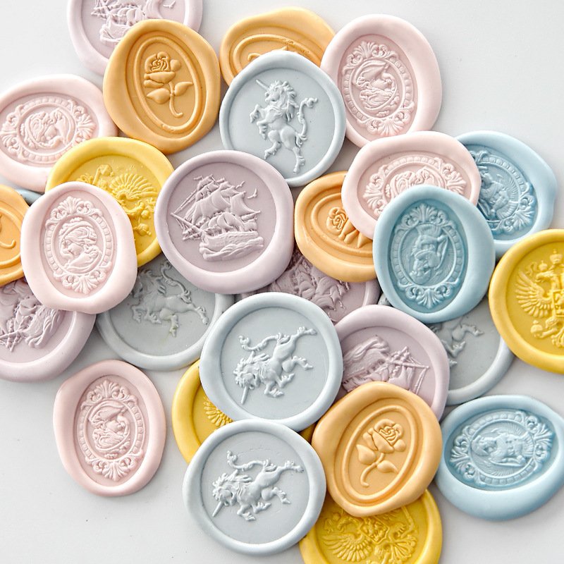 3D relief creative stamps/brass material carving/invitation letter, birthday card decoration/stamp set/wholesale