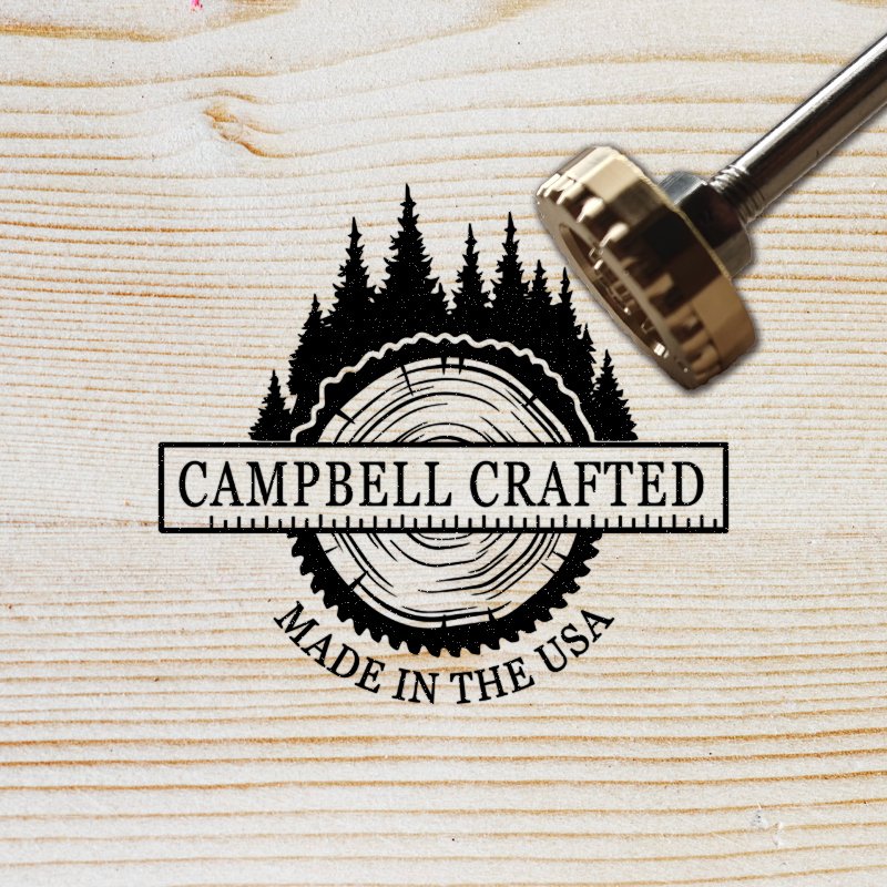 002 Professional Copper Stamp Mold New Custom Brass Design Leather Logo Embossed Copper Stamp Mold for wood