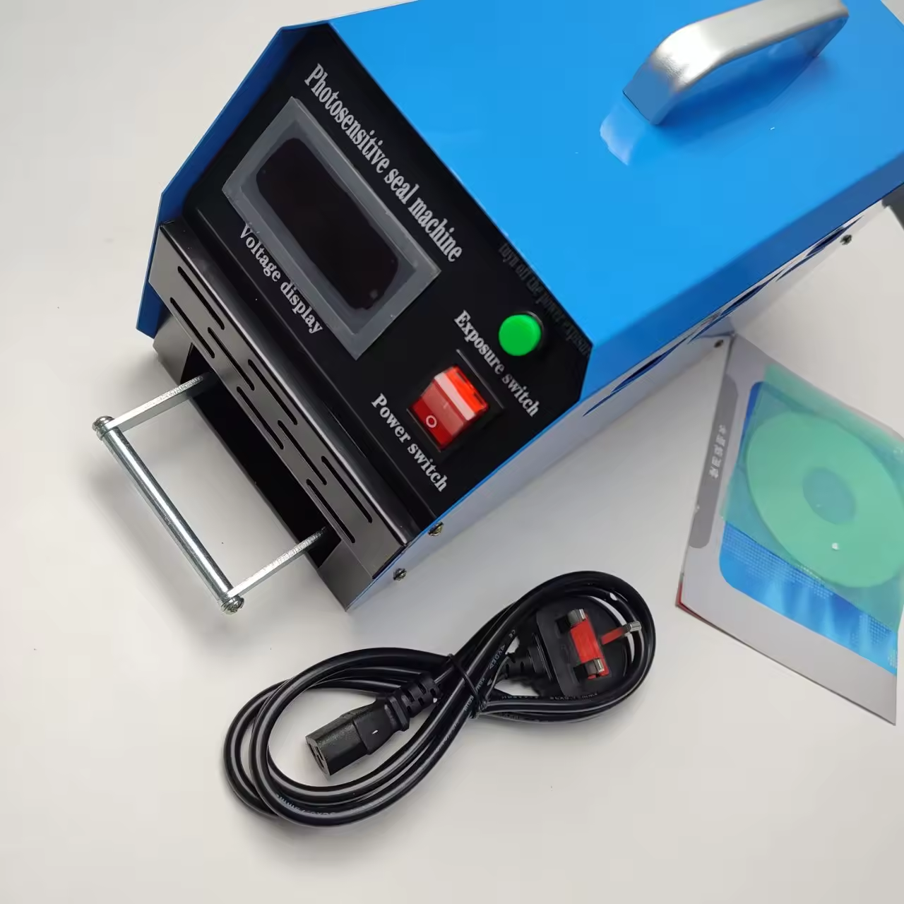 Custom Logo Stamp Seal Maker Rubber Ink Stamp Making Machine Flash Stamp Machine