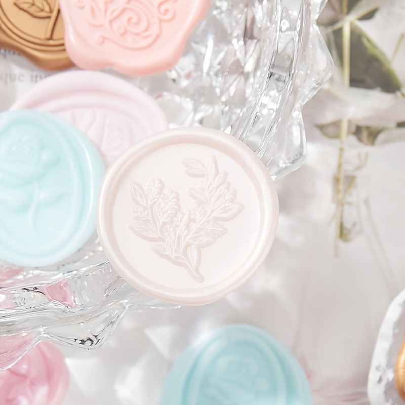 Factory customized Guest Invitation letter Wedding bride event stationery customize Gift Wrapping self-adhesive Wax seal Sticker