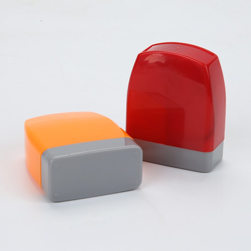 blank mini custom Name logo Photosensitive Self Inking stamp for signature teacher parents doctor