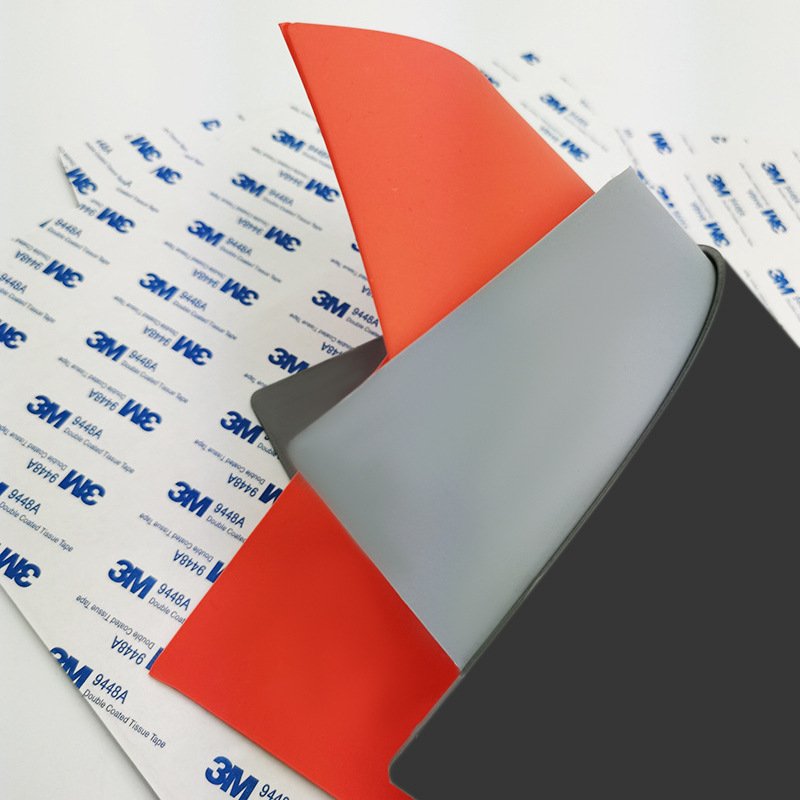 Custom Colored Silicone Rubber Stamp Sheet A4 Size Odorless Laser Engraving Rubber Sheet Laser Stamp Rubber Sheet