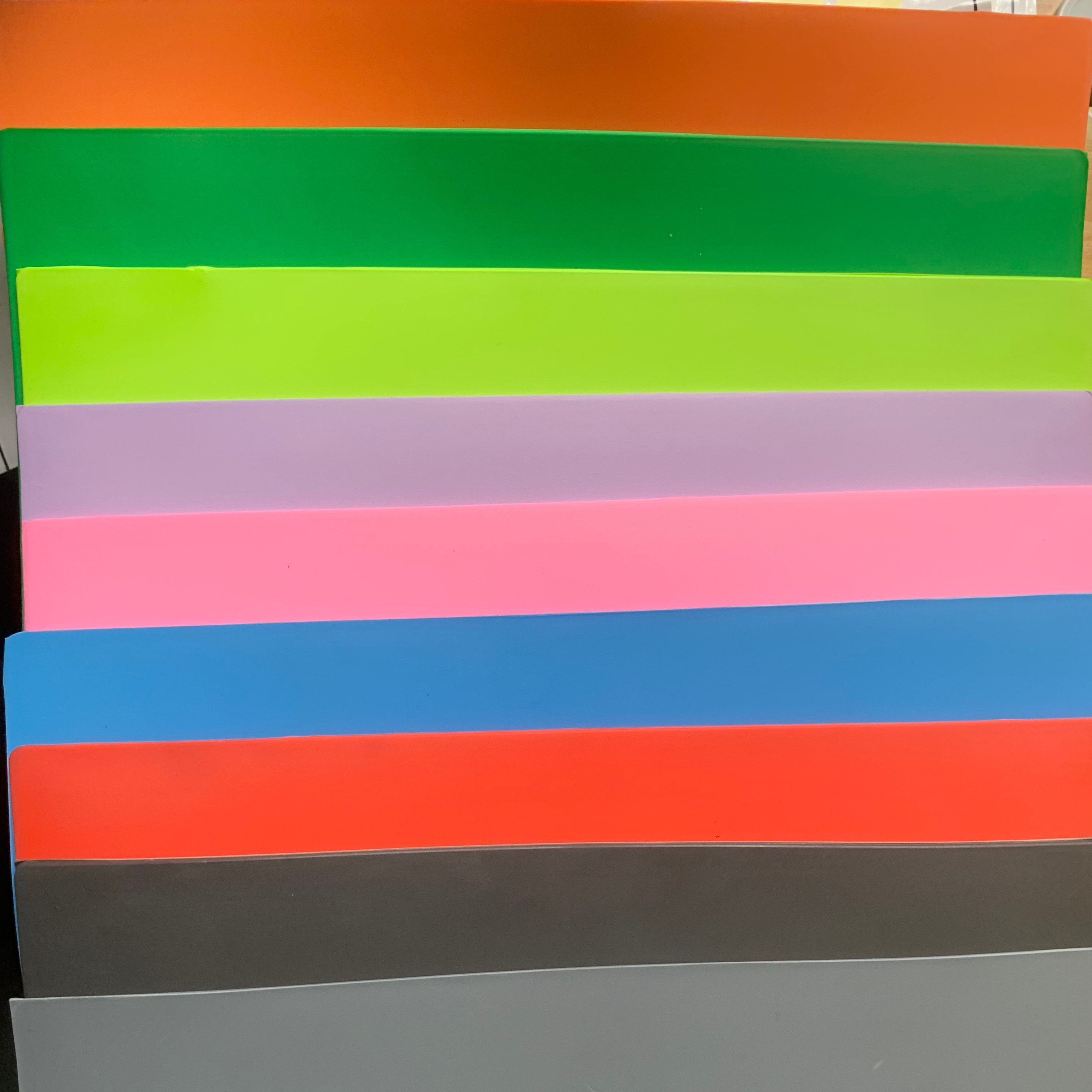 Custom Colored Silicone Rubber Stamp Sheet A4 Size Odorless Laser Engraving Rubber Sheet Laser Stamp Rubber Sheet