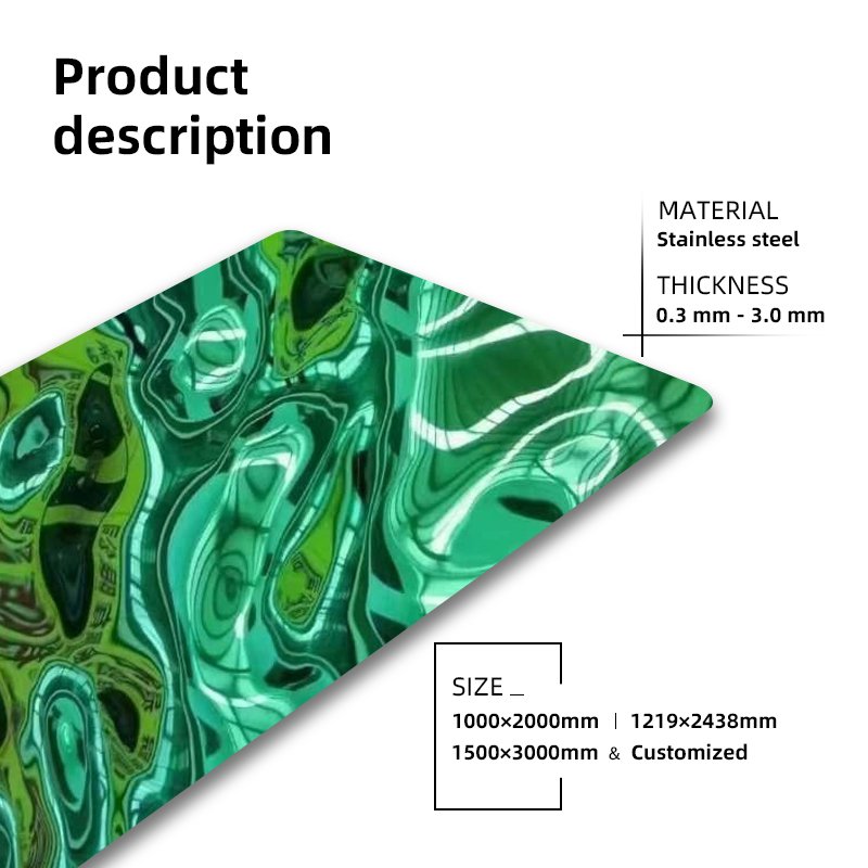 Wall Panels Decorative Interior Wall Ceiling 304 Stainless Steel Price Per Kg Water Ripple Stainless Steel Sheet