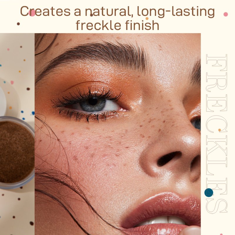 Makeup Freckle Stamp Natural Looking Faux Freckle Look with Liquid Freckle Stamp