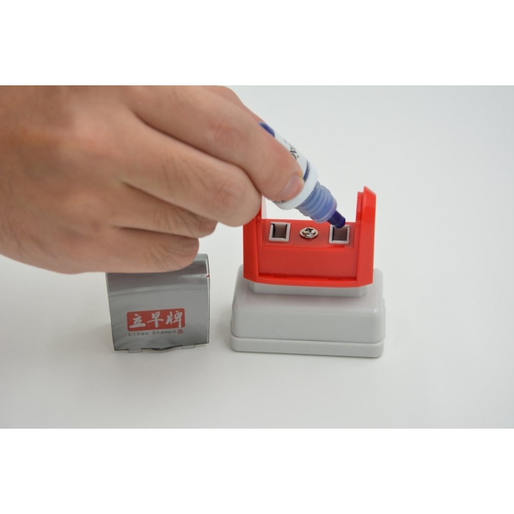 Stamp Ink Portable Personalized Pre Inked Foam Flash Stamps Stamper
