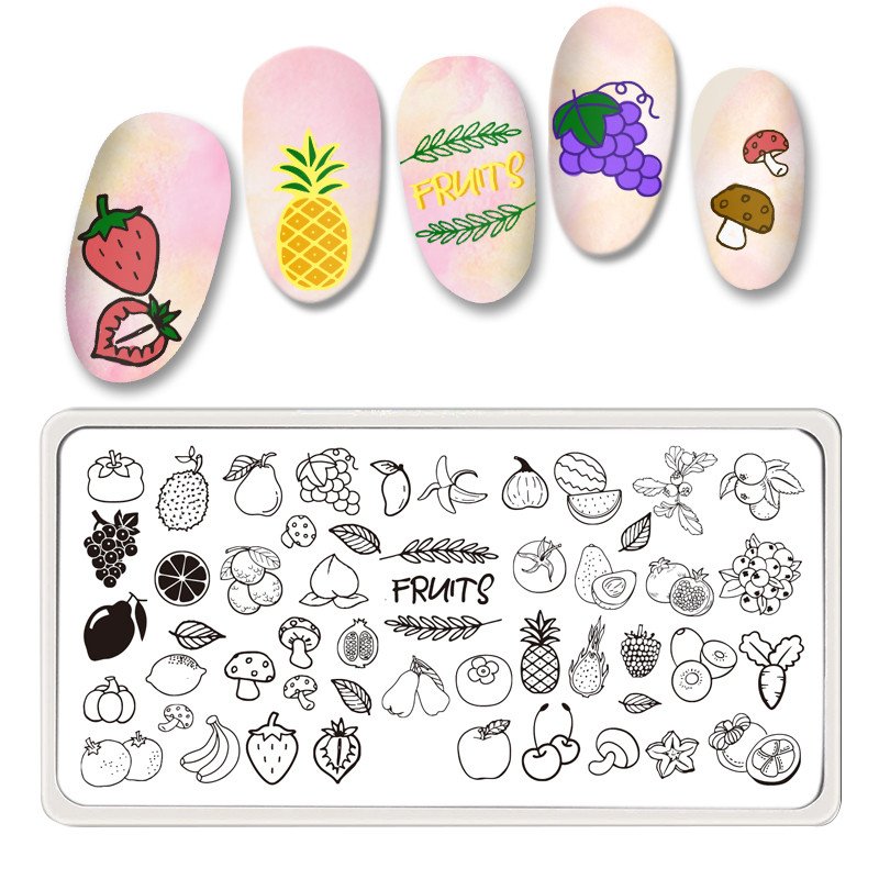Butterfly pattern fashion 22 kinds design 6*12 square nail stamp plate