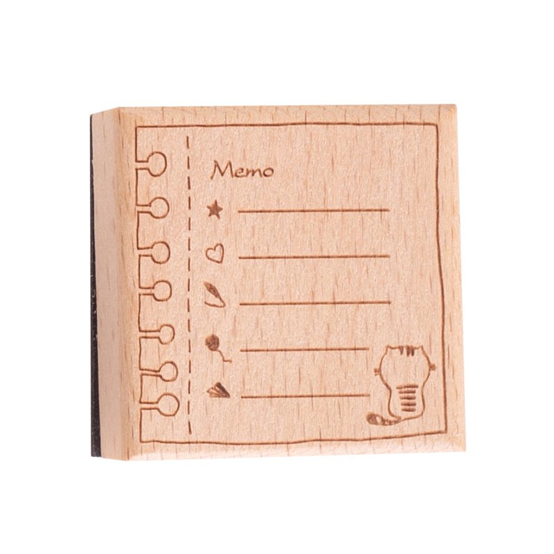 Vintage Handbook Stamps Message Frame Series Adorable Cat Wreath Border Handbook Decoration Print Stamps