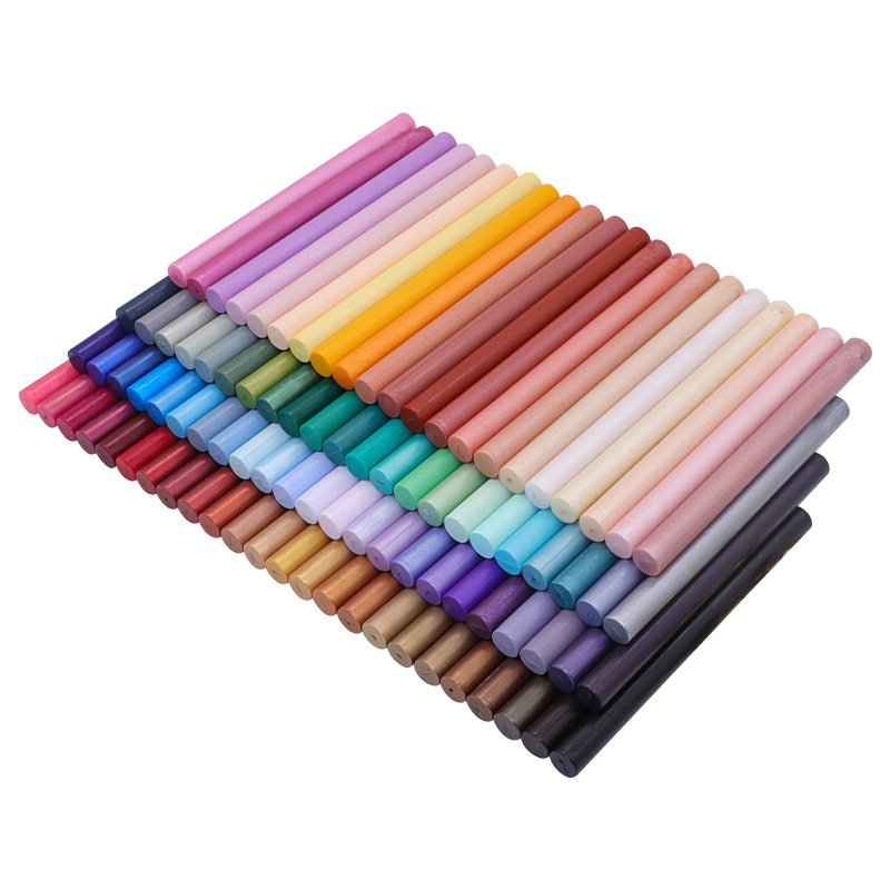 Customized Vintage Style Resin and Metal Glue Gun with Hot Melt Sealing Wax Sticks for Wedding Office Gift & Home Decoration