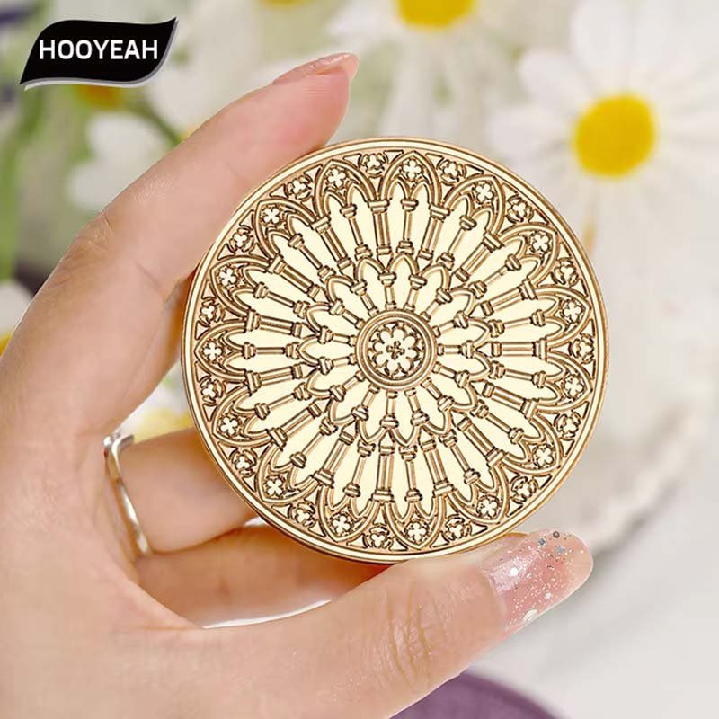 6cm large brass wax head (pattern customization available) embossed stamp manufacturer wholesale