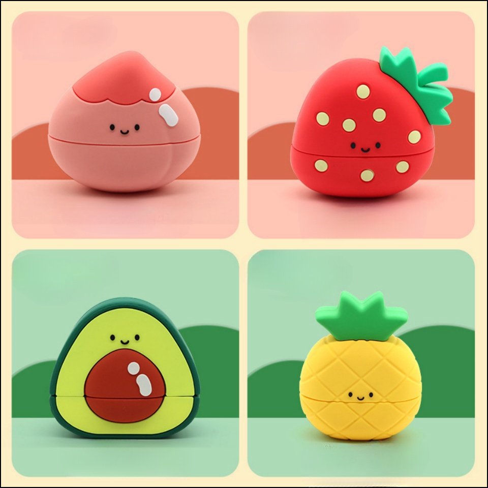 Food Burger Avocado Strawberry Pineapple Fruit Stamp Manufacturer Custom Cartoon Flash Stamp Custom Children's Name Stamp
