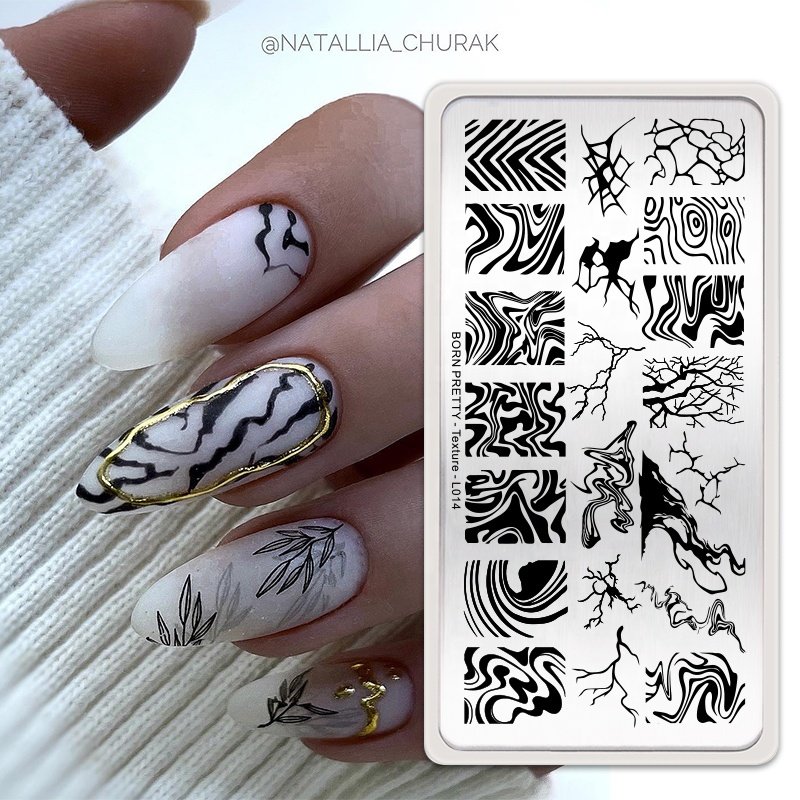BORN PRETTY Artist Series Stainless Steel Nail Art Stamp Tools Nail Stamping Plate