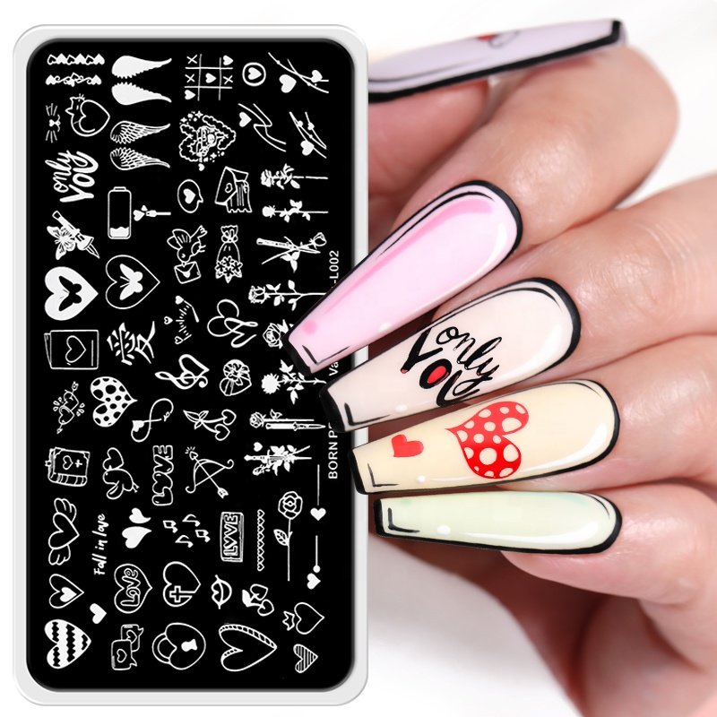 BORN PRETTY Artist Series Stainless Steel Nail Art Stamp Tools Nail Stamping Plate