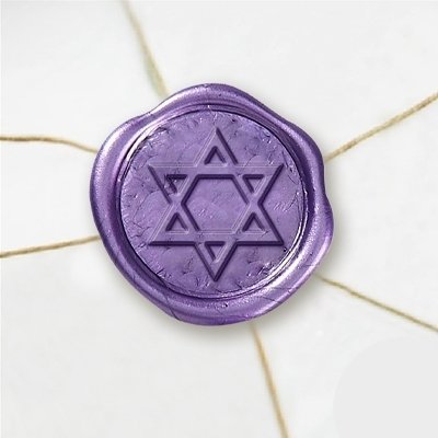 Sello De Cera Wax Seal Label Custom Religious Symbols Cross Peace Dove Menorah Ictus Fish Star of David Wax Stickers