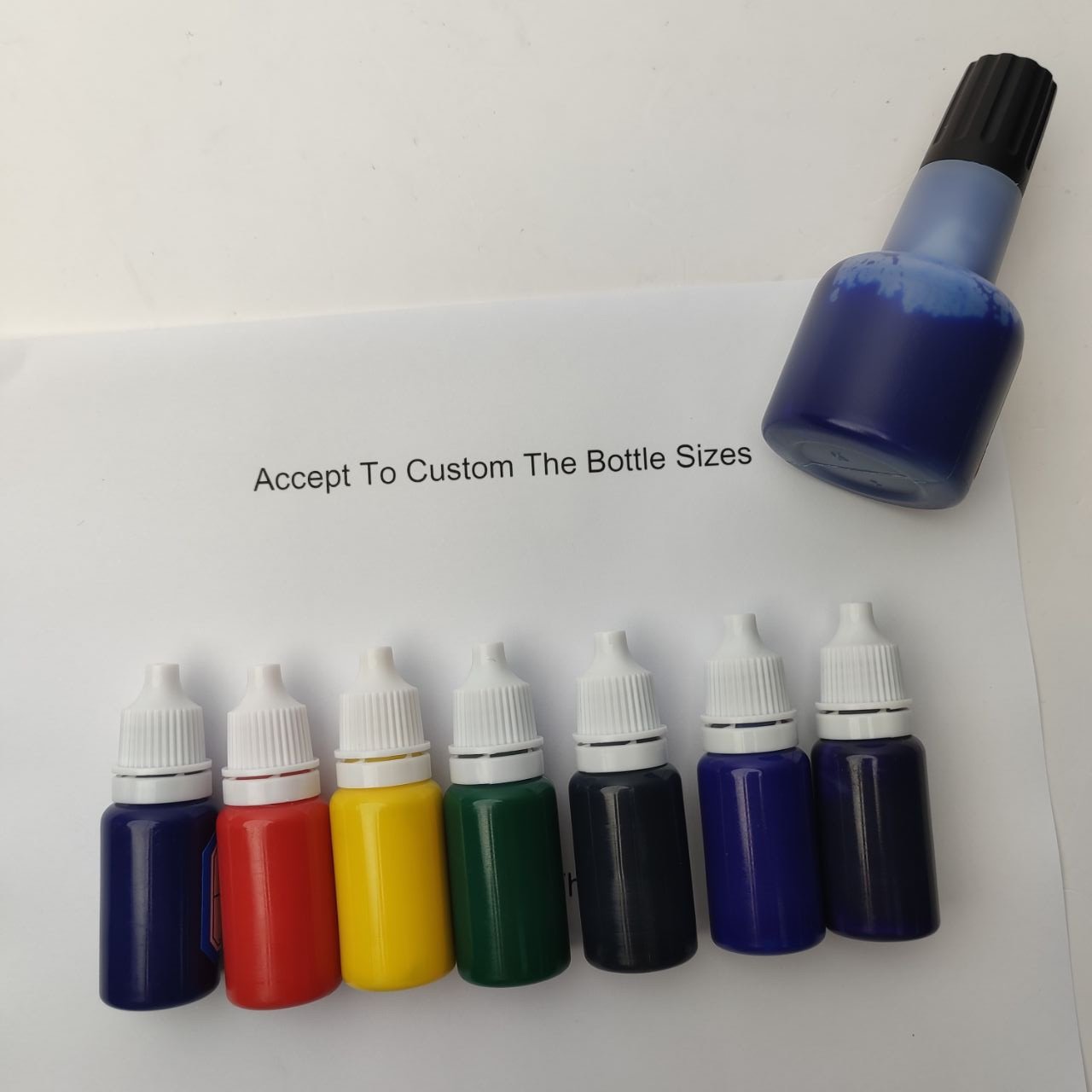 Customizable Labels Quick Drying Pre Inked Rubber Stamp Photosensitive UV Quick Dry Waterproof Self Stamp Flash Ink