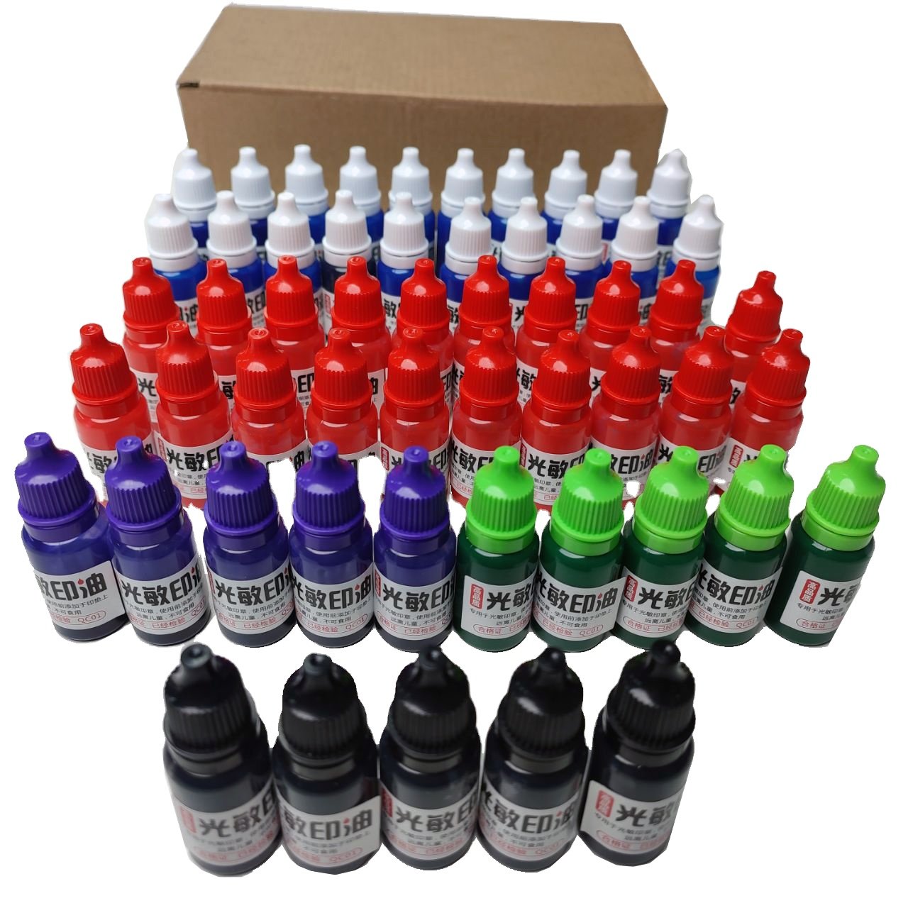 Customizable Labels Quick Drying Pre Inked Rubber Stamp Photosensitive UV Quick Dry Waterproof Self Stamp Flash Ink