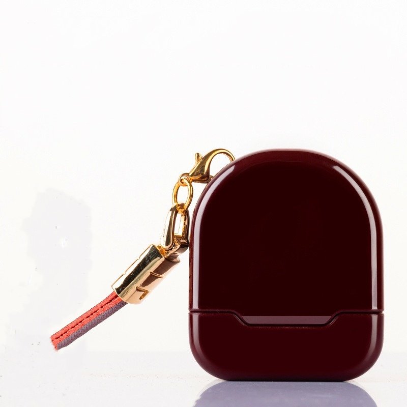 Red Flash Stamp Mount Case Key Chain Photosensitive Flash Foam Stamps
