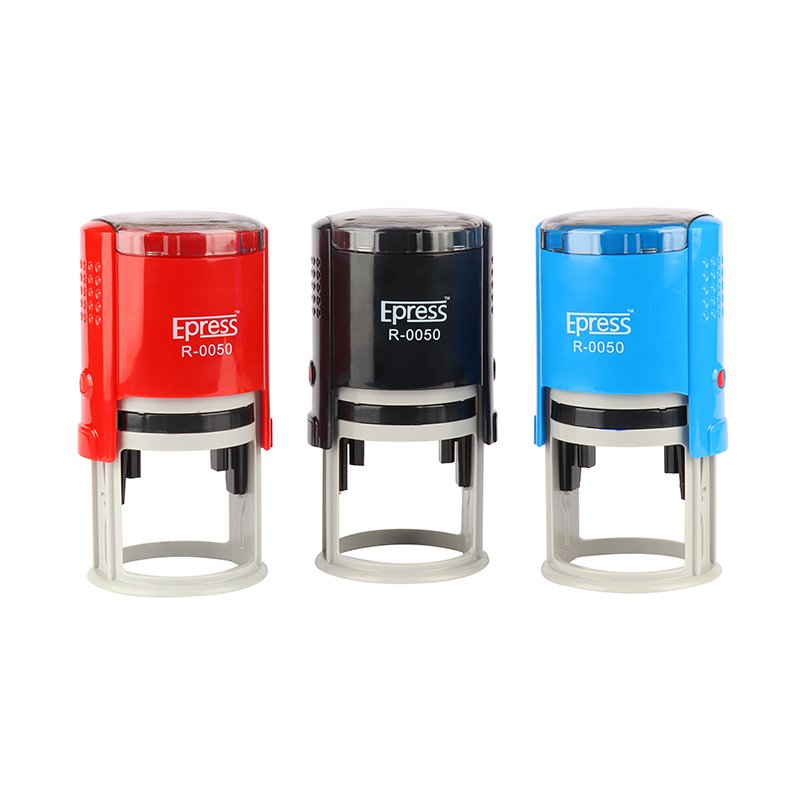 Custom Logo Self Inking Stamps High Quality Automatic Office Teacher Personalized Self Inking Rubber Stamp