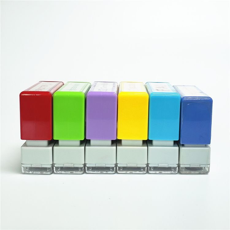 WES 10*40MM rectangular flash stamp fabric stamp portable logo stamp