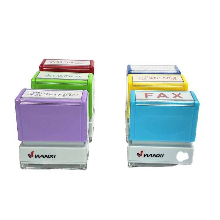 WES 10*40MM rectangular flash stamp fabric stamp portable logo stamp