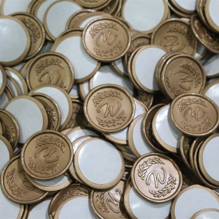 China Factory Custom Logo Wax Seal Stickers Multi Colors Available Logo Customized Wax Seals with Wholesale Price