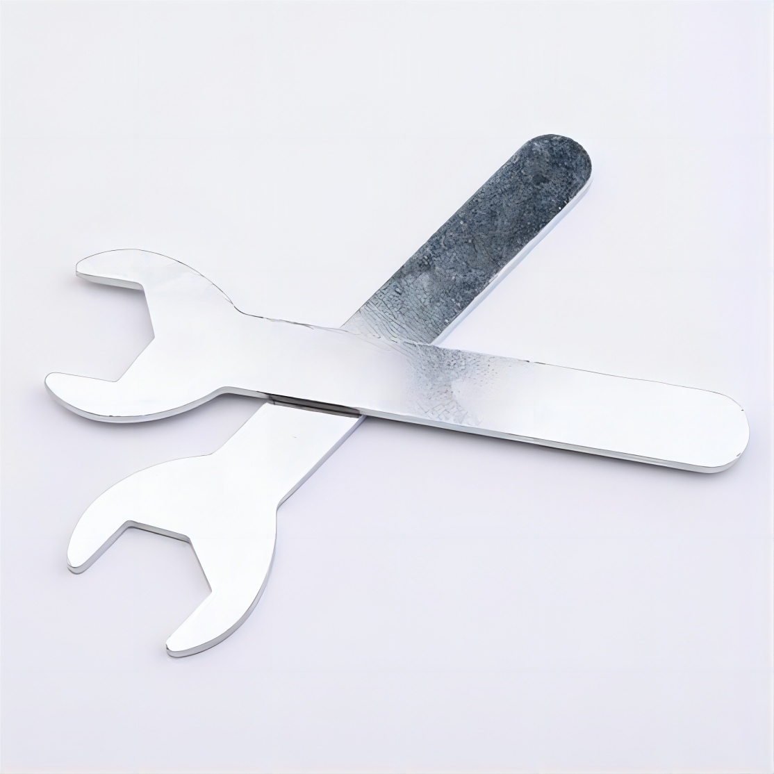 M17 17mm Galvanized Hexagon Simple Stamped Disposable Wrench Flat Single Open End Spanner Punching Wrench