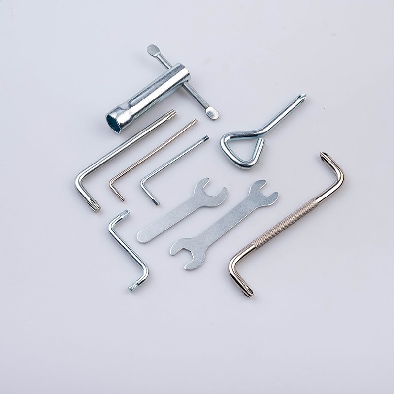 M17 17mm Galvanized Hexagon Simple Stamped Disposable Wrench Flat Single Open End Spanner Punching Wrench