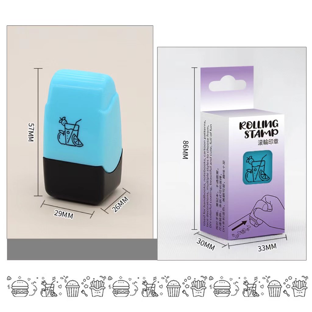 confidentiality security seal roller stamp portable Seal
