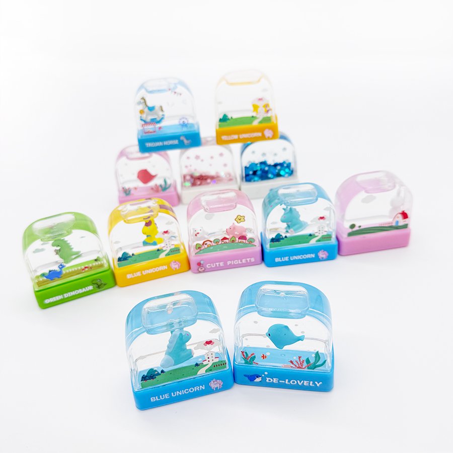 custom logo waterproof children crystal shiny water world kids clothes name stamp with your name