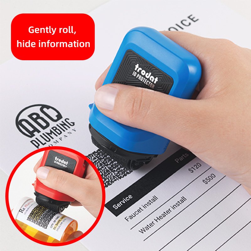 Personal Information Privacy Protection Seal Stamp Confidently Conceal Your Personal Data