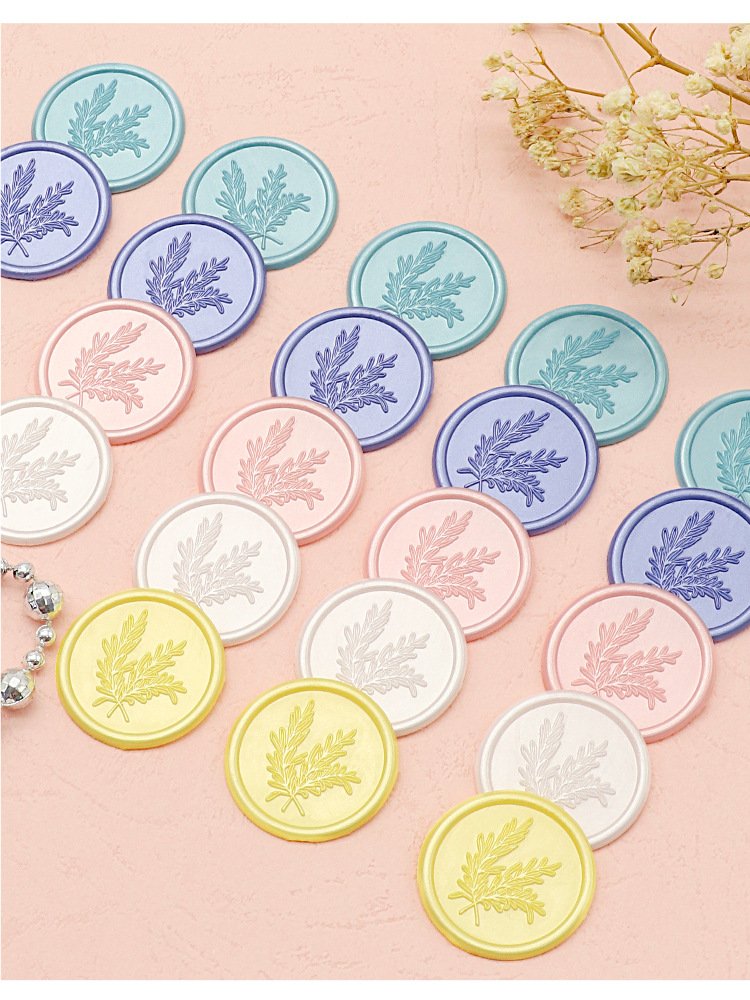 Purple Wax Seal Sticker Adhesive for Envelope,Wedding,Gift box