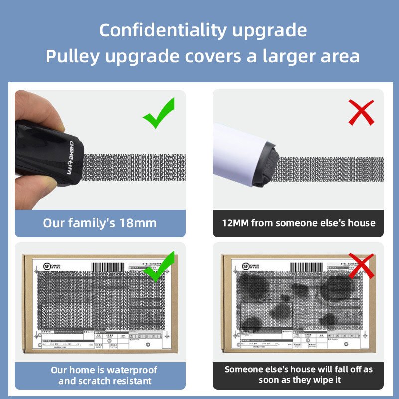Personal Information Privacy Protection Seal Stamp Confidently Conceal Your Personal Data