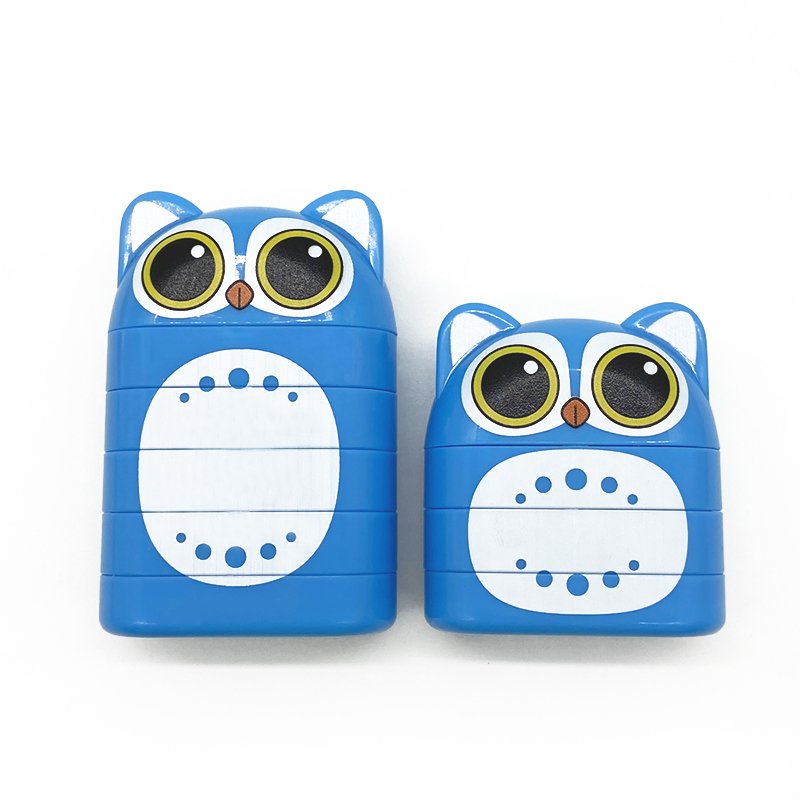 Waterproof Logo stamp Printing Photosensitive multi-layered Stamp Kids Name Rubber Flash Stamp