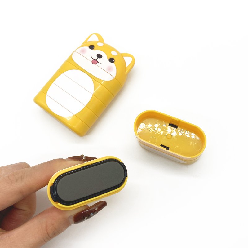 Waterproof Logo stamp Printing Photosensitive multi-layered Stamp Kids Name Rubber Flash Stamp