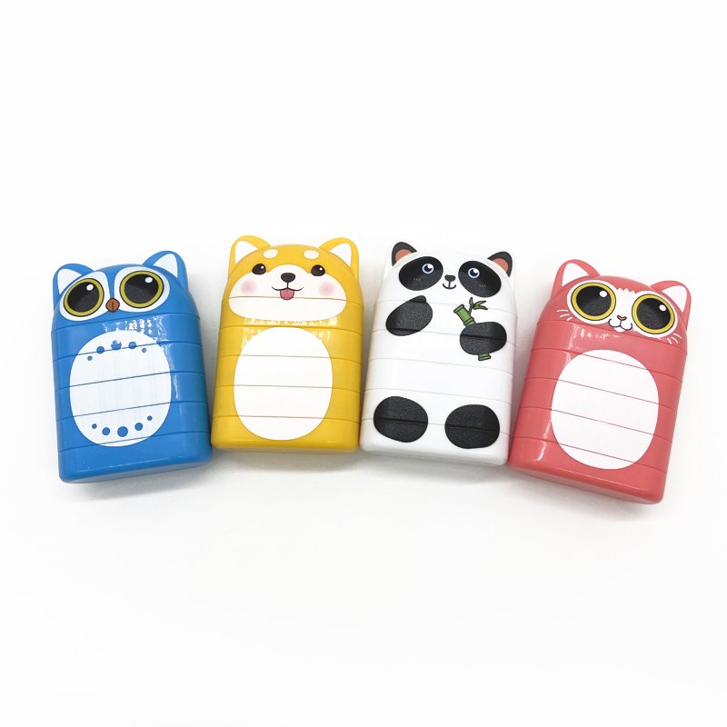 Waterproof Logo stamp Printing Photosensitive multi-layered Stamp Kids Name Rubber Flash Stamp