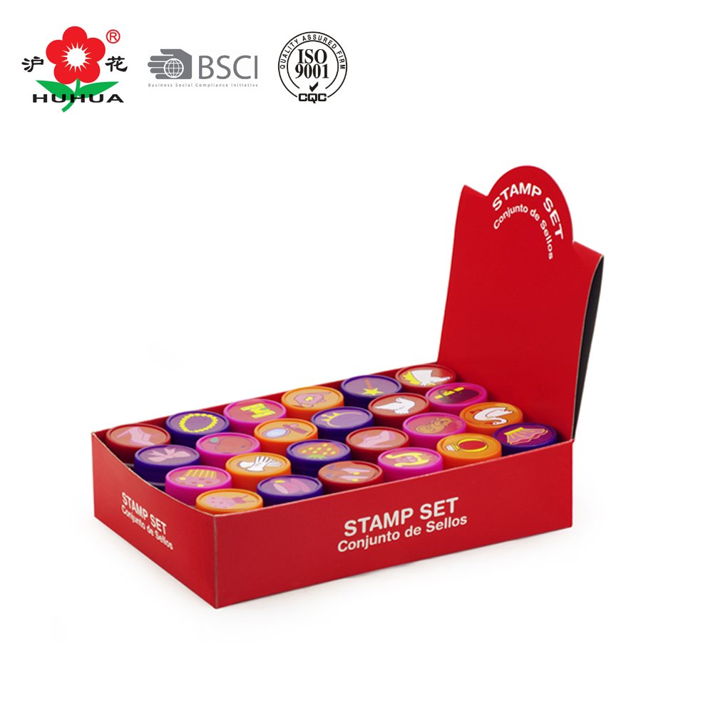 teacher reward stamps children toy self-inking stamper custom stamp set for kids back to school stationery