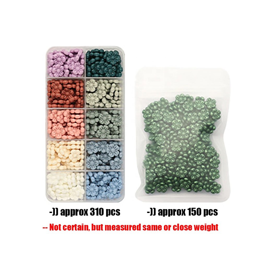 Beautiful flower stamp sealing wax beads for wedding wax seals making