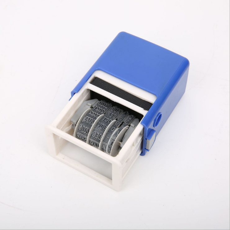 Office Stationery Plastic Custom Self-inking Date Stamp Machine Eco-friendly ANHUI Color Box OEM Office Supplies Rectangle