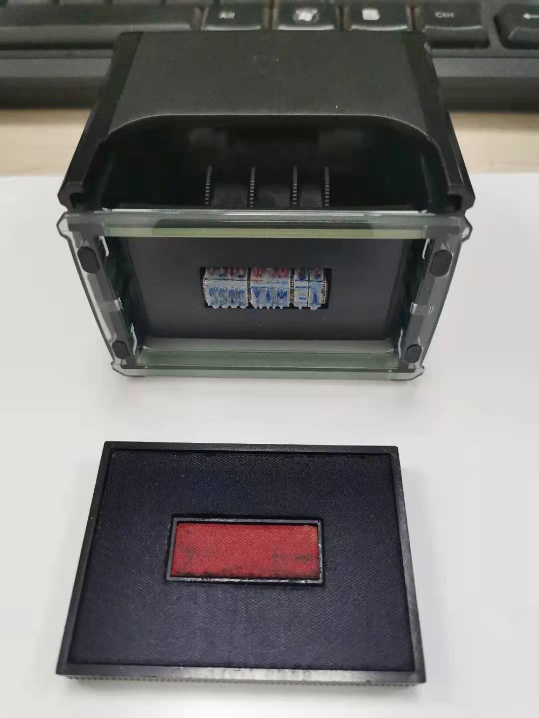 sellos de fecha WES self-inking stamp DT-3050 dater stamp customization office stamp