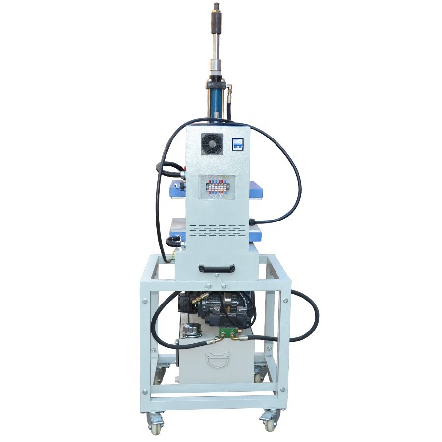 Factory Automatic Hydraulic Oil Driver Textile Leather Logo/Label 3D Embossing hot stamp machine
