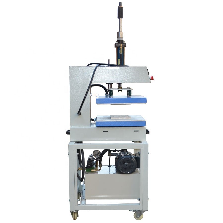 Factory Automatic Hydraulic Oil Driver Textile Leather Logo/Label 3D Embossing hot stamp machine