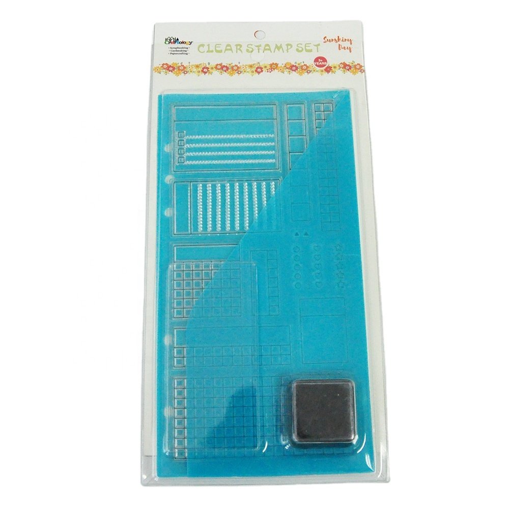 Planner silicon clear rubber photoplymer stamp seal set for journaling ,DIY scrapbooking,