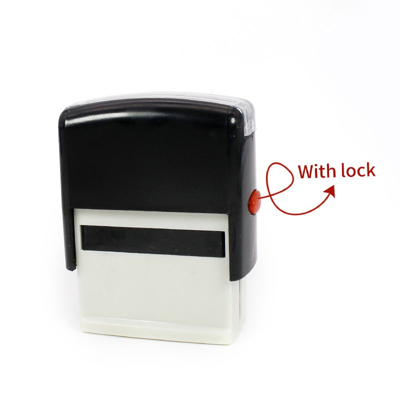 Wholesale ready to ship self inking Rubber large self inking stamp 60 x 90 self inking custom logo stamp